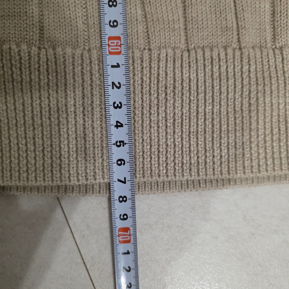 타미힐피거 케이블 니트 아이보리 M 상품이미지8