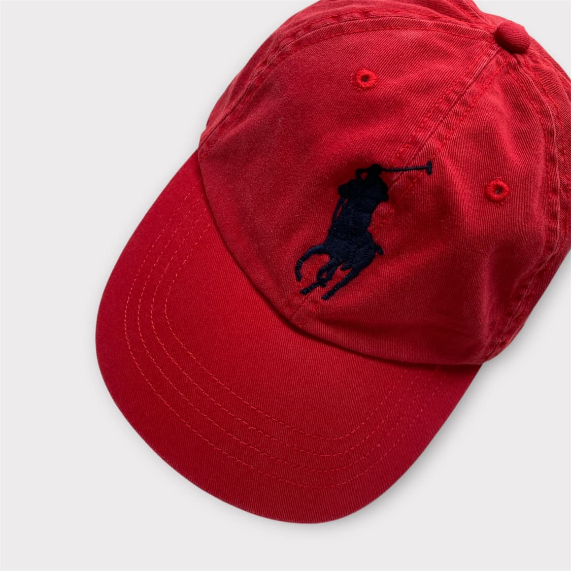 폴로 랄프로렌 빅포니 레드 볼캡 (1786) 상품이미지8