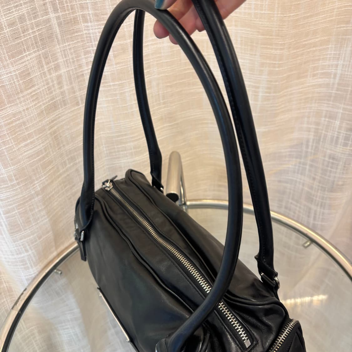 마뗑킴 레더 숄더백     상품이미지6