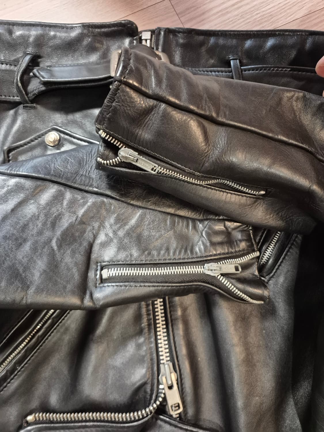 schott618 쇼트 퍼펙토 라이더 자켓 38 사이즈 상품이미지7