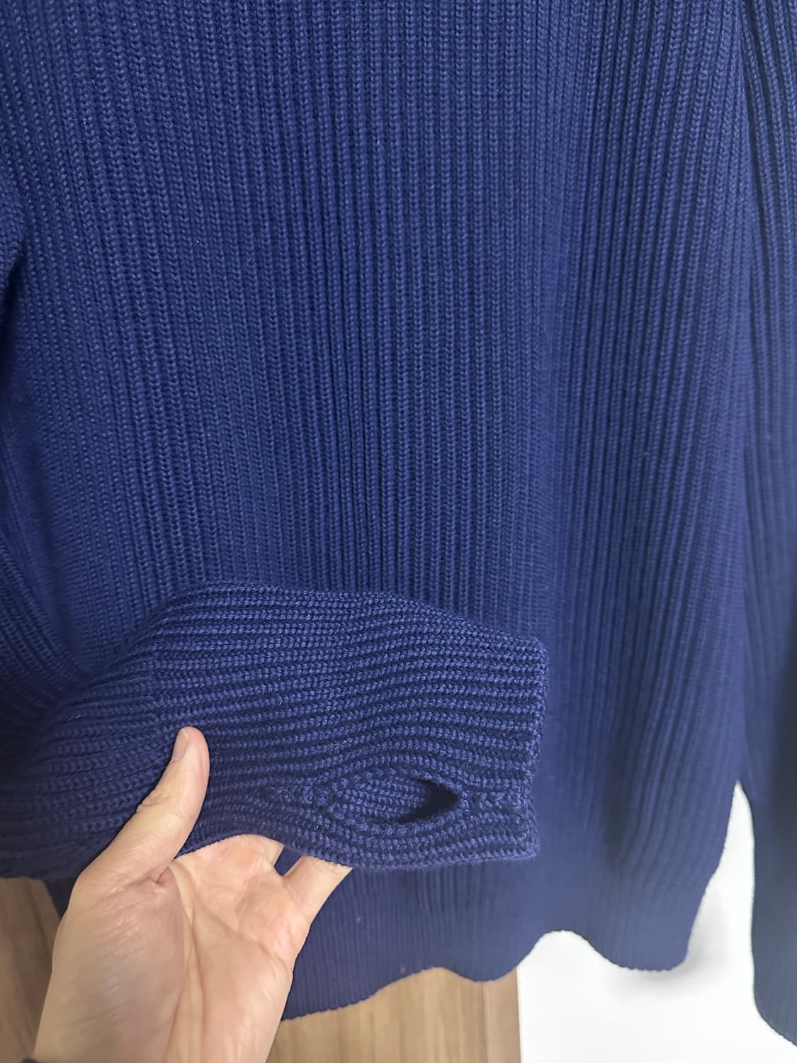 [L] 안데르센안데르센 보트넥 스웨터 로얄 블루 상품이미지2