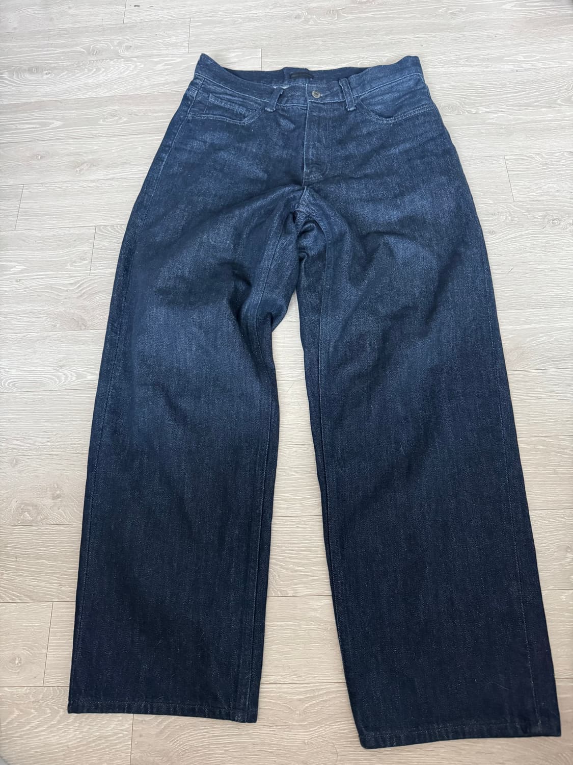 [31] 유니클로 와이드 스트레이트진 68 블루 상품이미지2