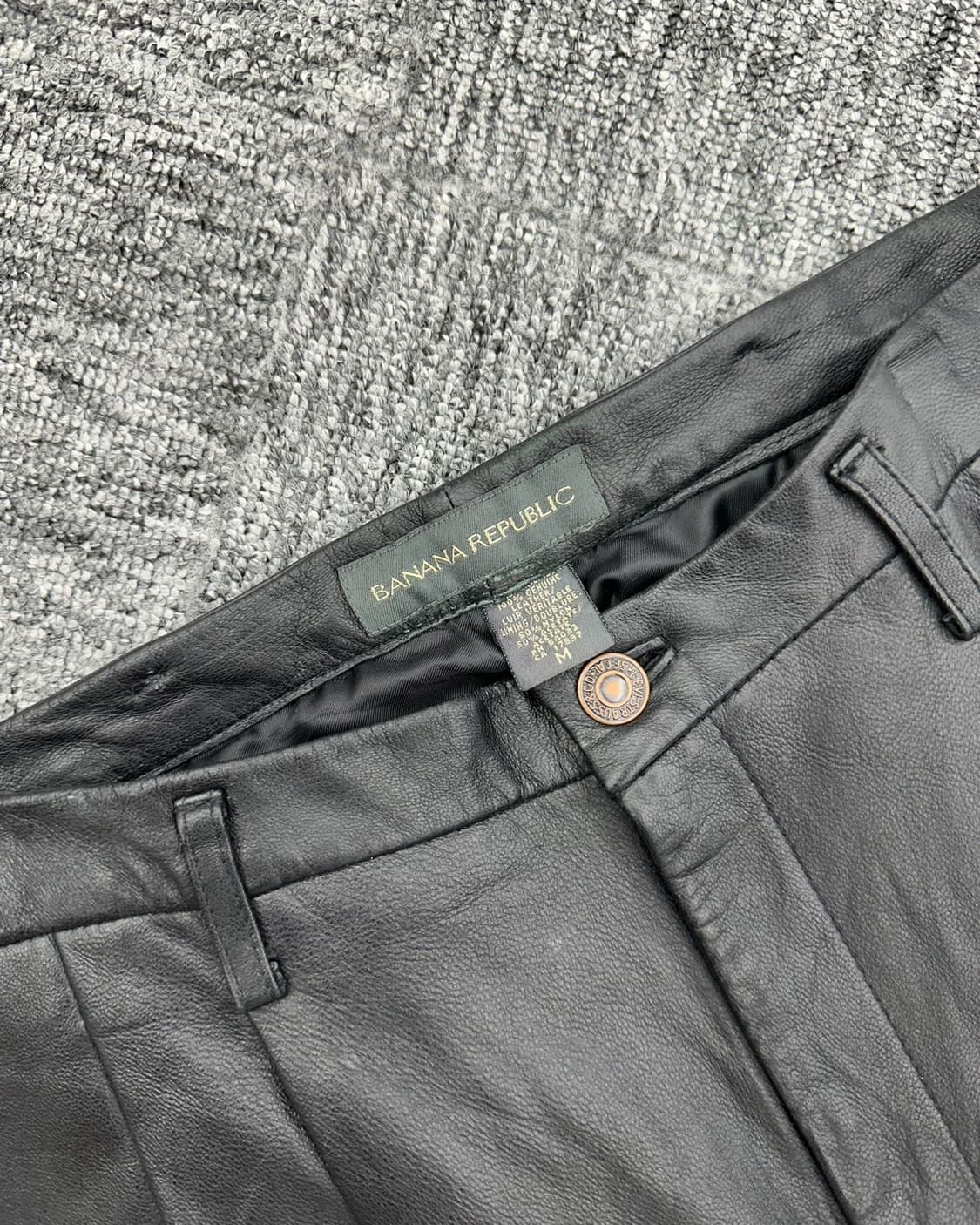 (허단41)BANANA REPUBLIC 레더 팬츠-M706 상품이미지4
