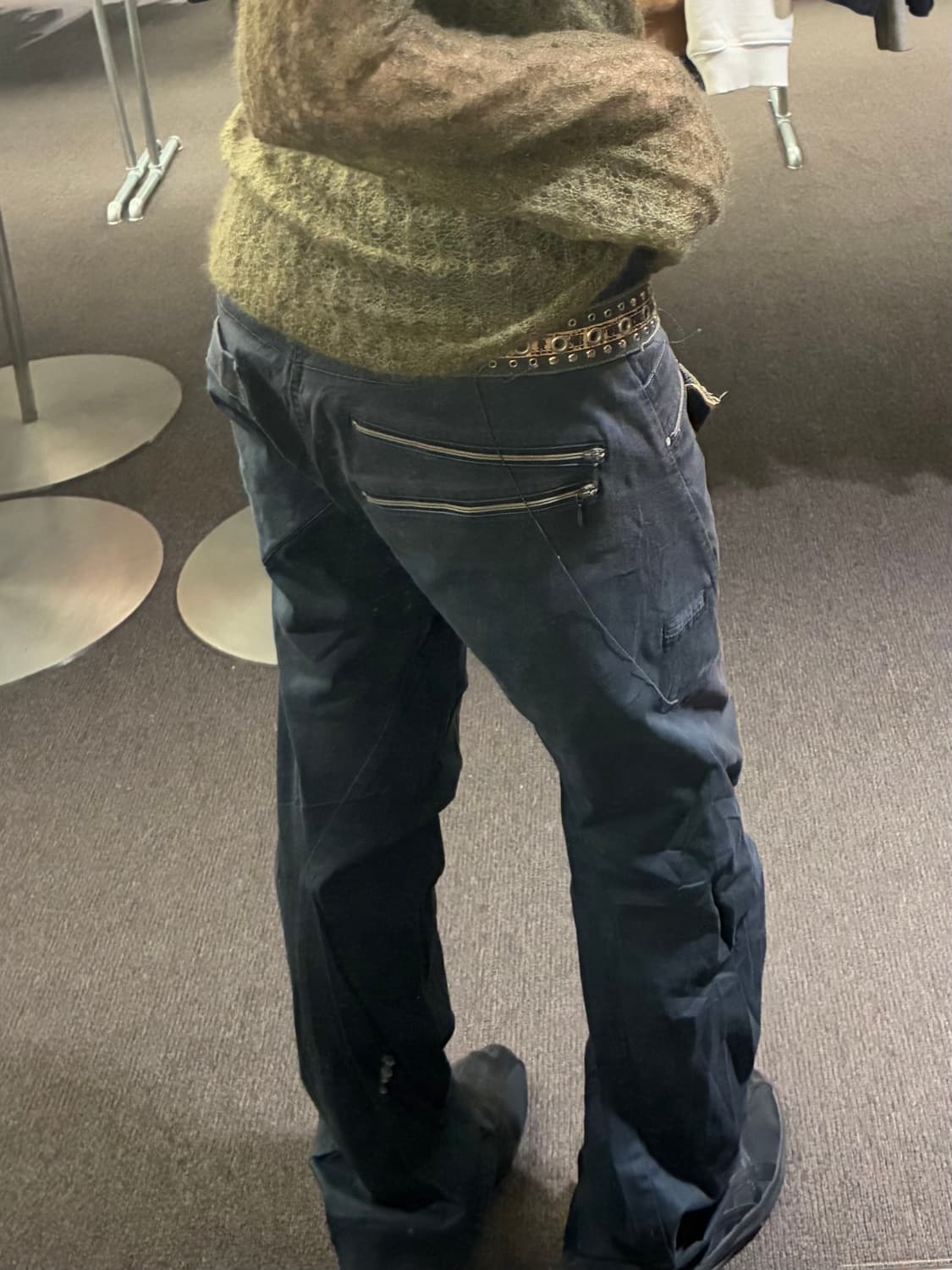 34)오클리 빈티지 지퍼 포켓 코튼 팬츠 상품이미지1