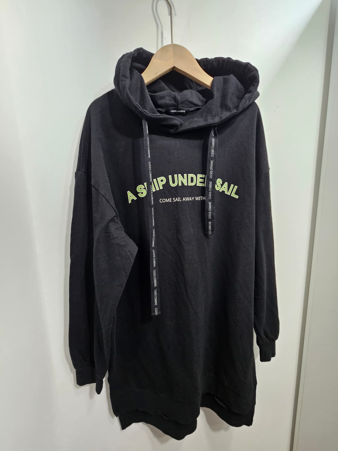 코데스컴바인 후드 롱원피스  상품이미지7