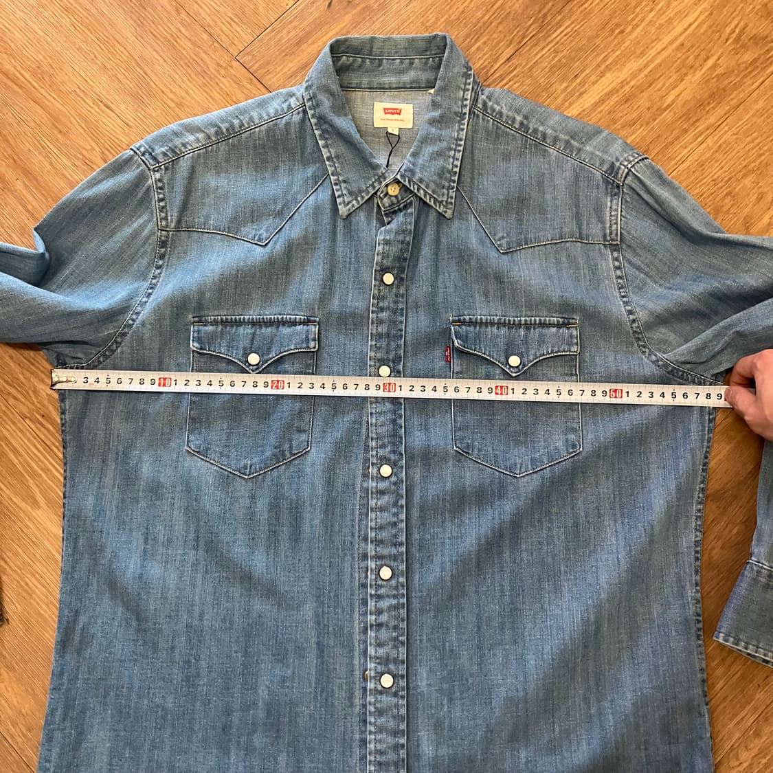 N108 리바이스 웨스턴 데님 셔츠 상품이미지4