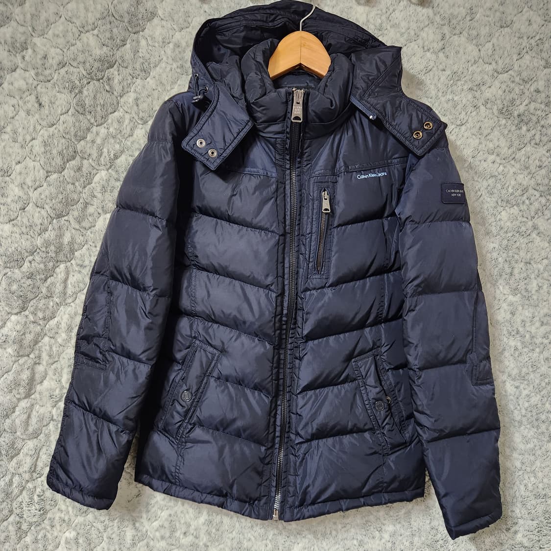 H335 [M] 캘빈클라인 진스 오리털 슬림 패딩 점퍼 상품이미지1