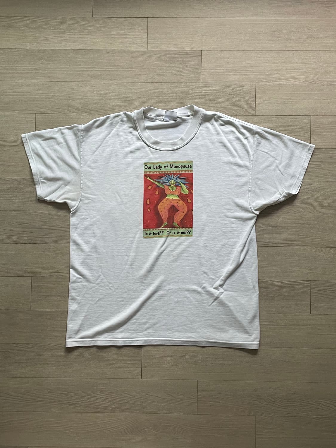 90s Our lady of Menopause 빈티지 티셔츠 상품이미지1