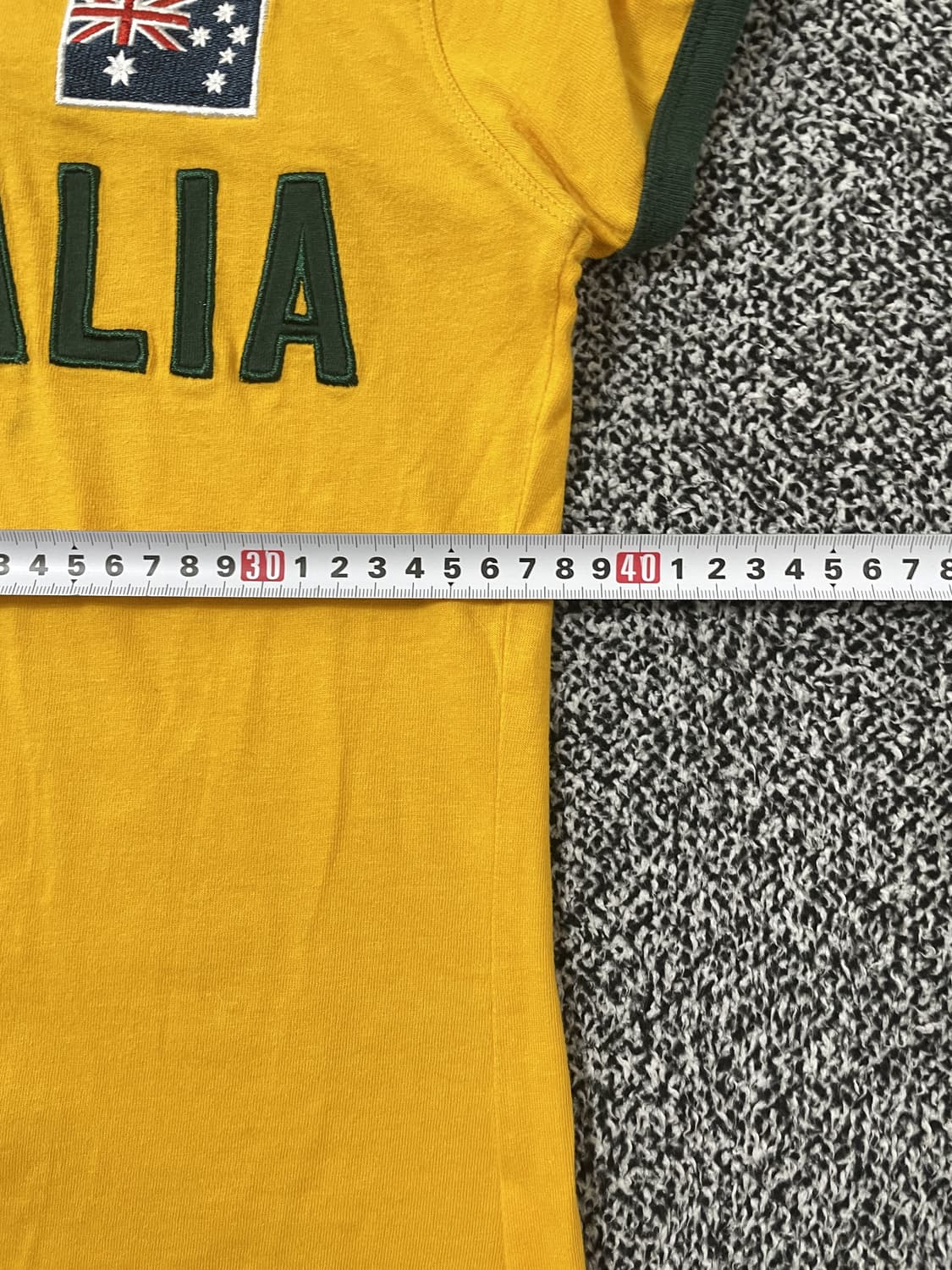빈티지9. 호주 오스트레일리아 빈티지 스포티 반팔 티셔츠 오네갸루 핀터깔 상품이미지5