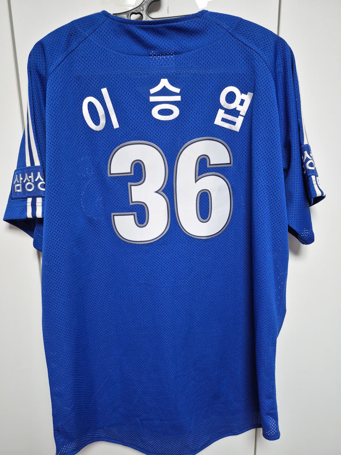 삼성라이온즈 왕조시절 유니폼 110사이즈 이승엽 마킹 팝니다 
 상품이미지3