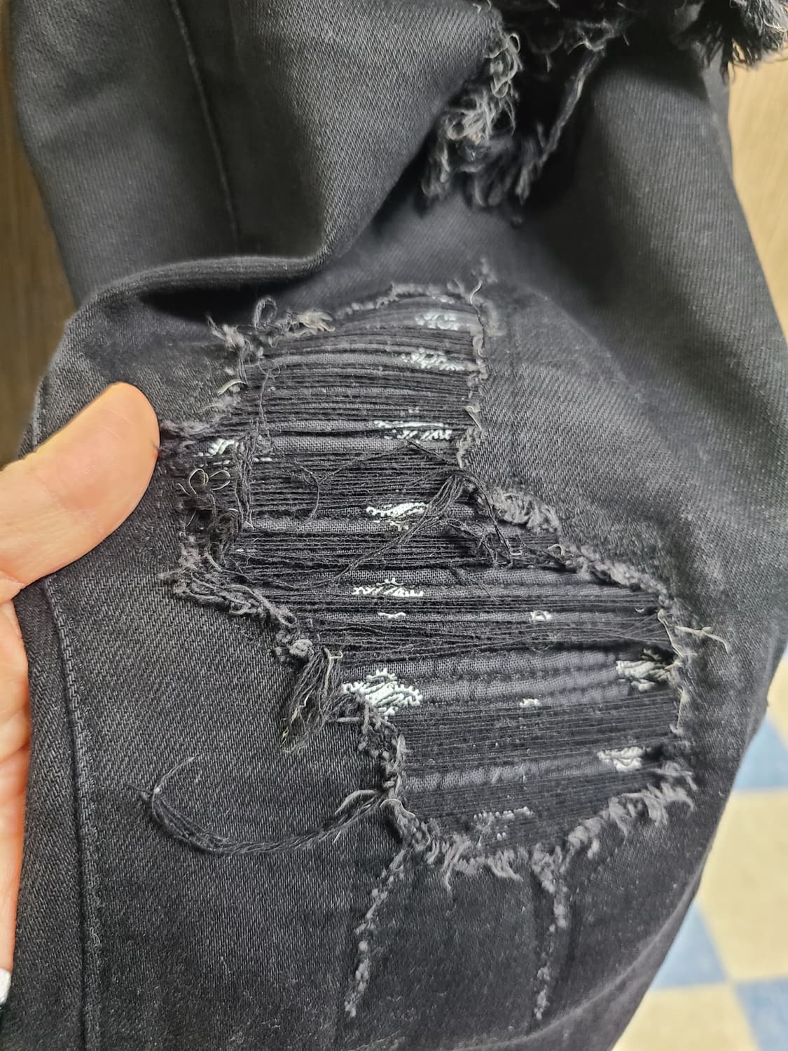 아미리 블랙진 36 상품이미지5