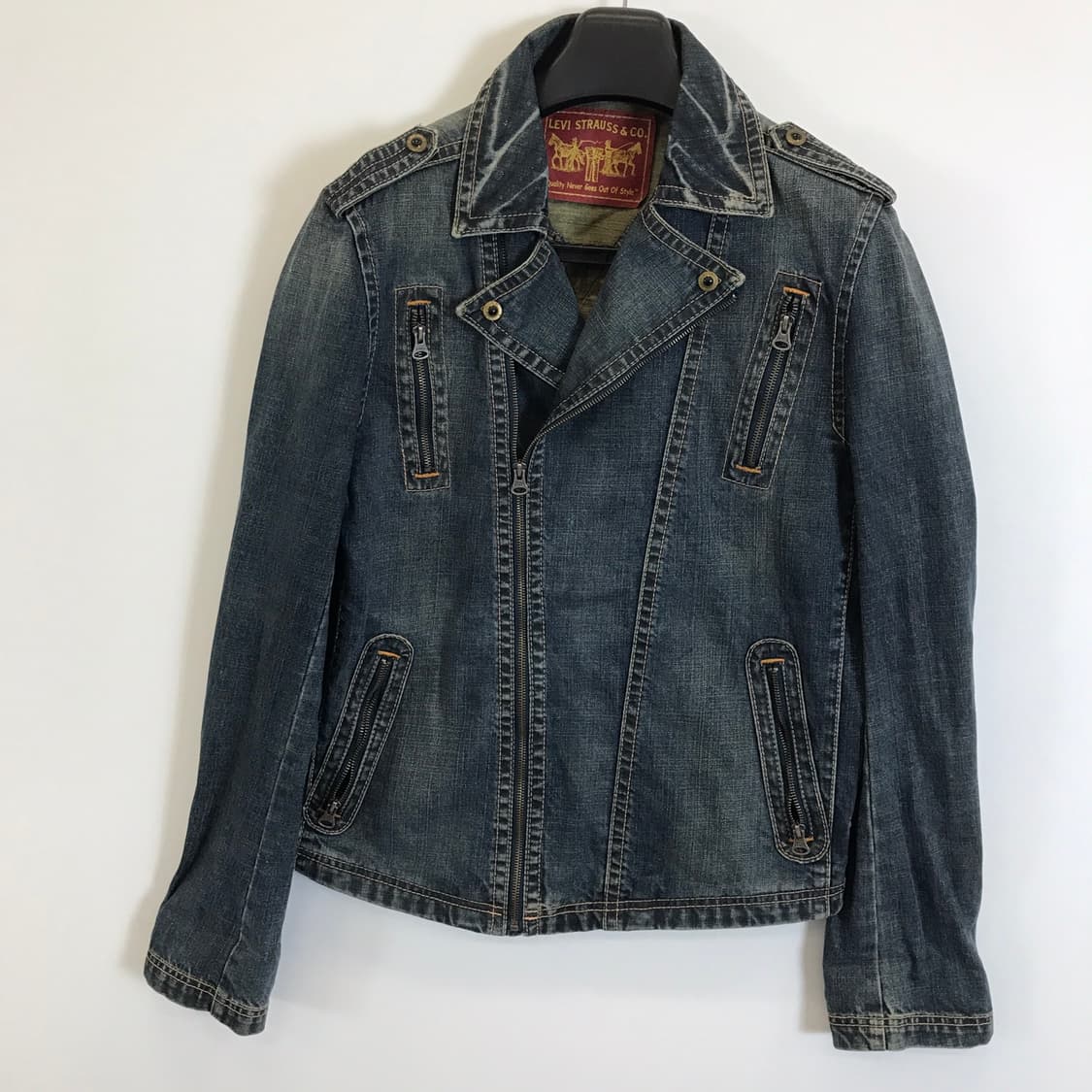 리바이스 LEVIS 00s 라이더 데님자켓 [XL] 상품이미지1