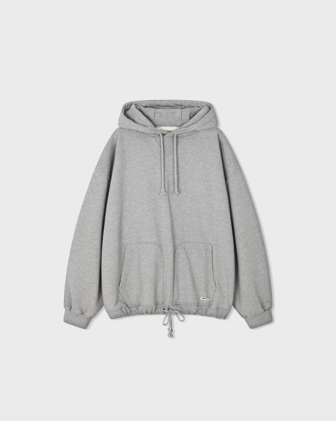 Double Valley Tuck Sweat Hoodie - Melang 상품이미지1