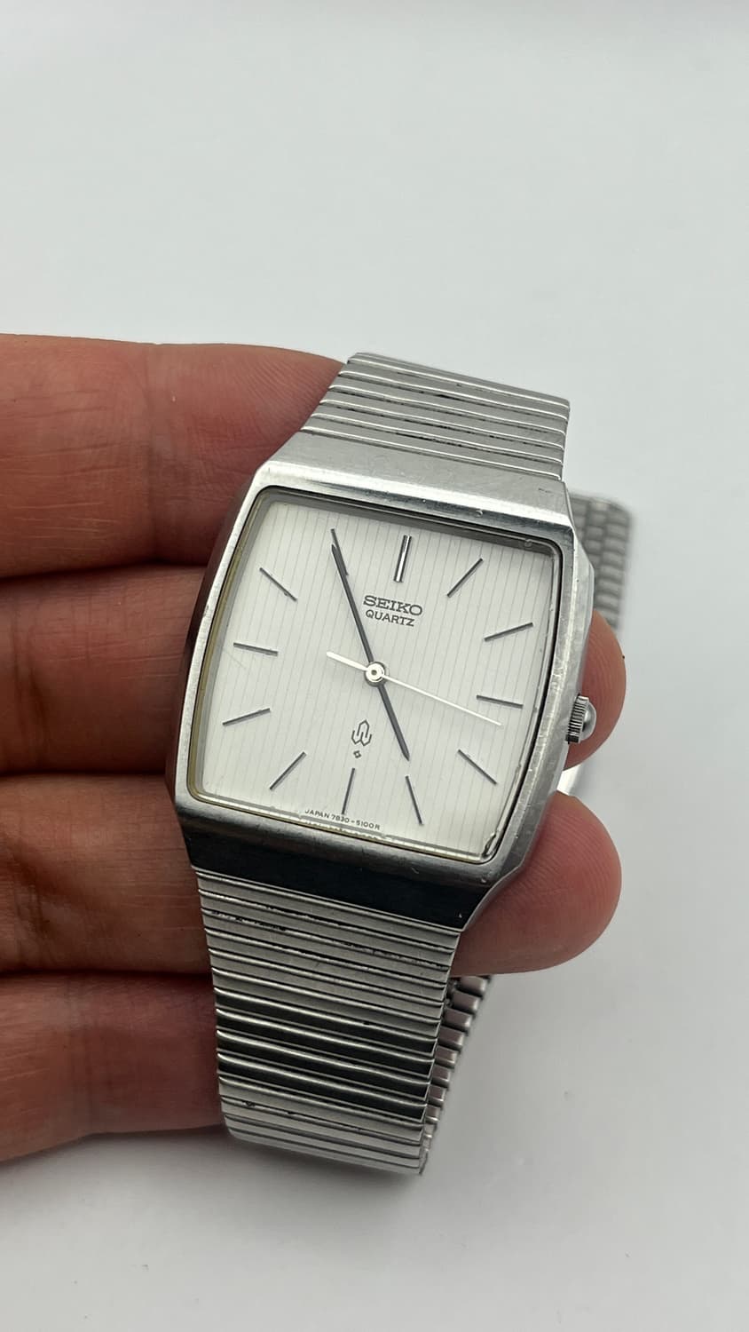 세이코 맨즈 사각 빈티지시계 상품이미지2