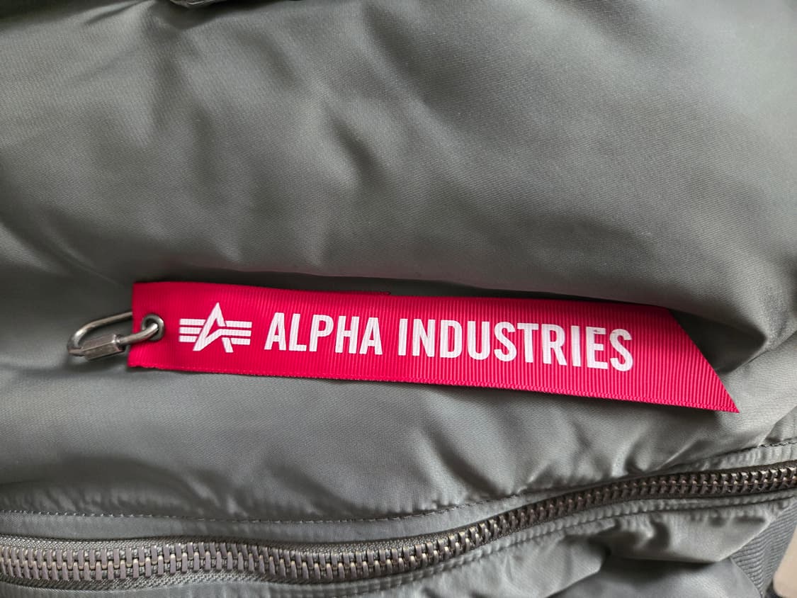 알파인더스트리 MA-1 플라이트 자켓 [건메탈 / L] 상품이미지4