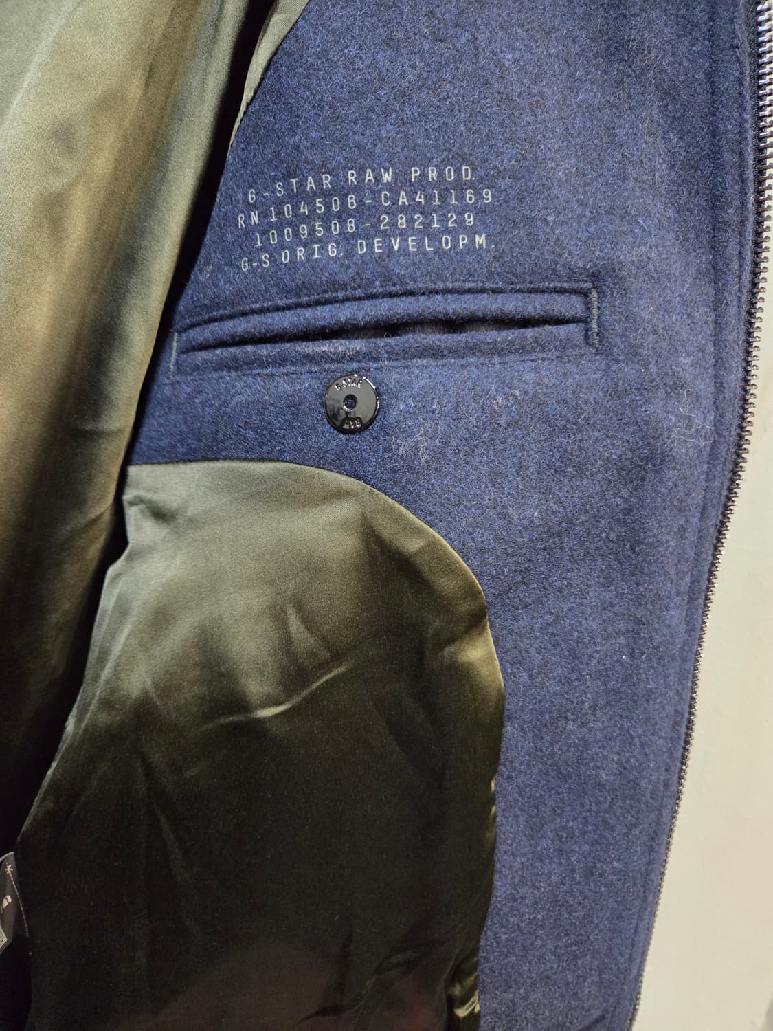 G-Star Raw 네이비 포켓 자켓 상품이미지9