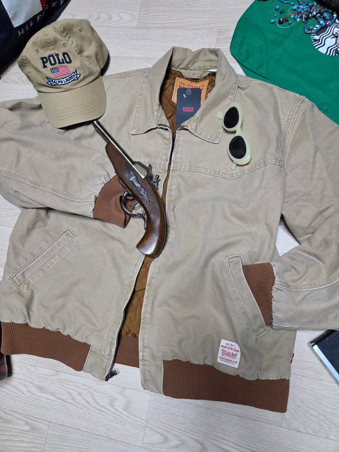 (새상품)LEVIS 점퍼 자켓 라지 상품이미지1