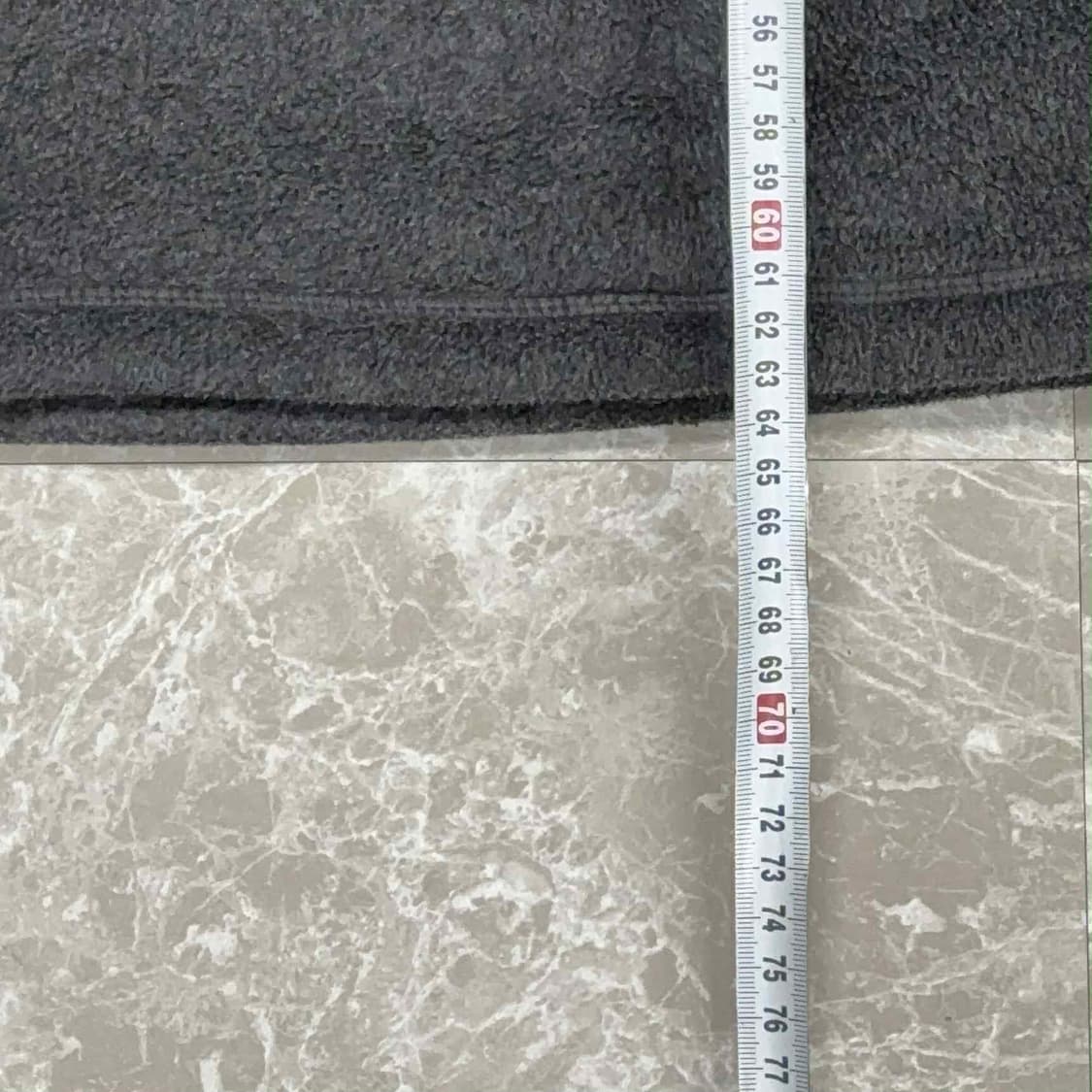 노스페이스 준신형 그레이 플리스 자켓 후리스 희귀져지(M) 상품이미지5