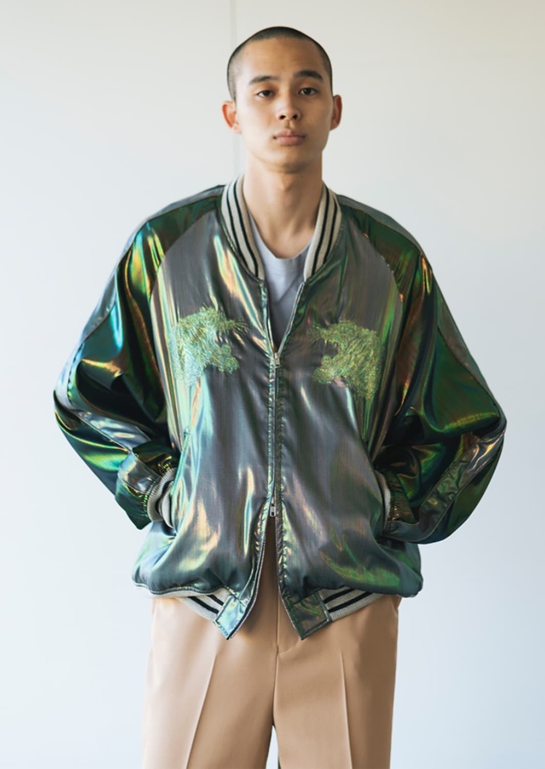 doublet 23ss 홀로그램 스카잔 수베니어 자켓 M / 한정판 상품이미지7