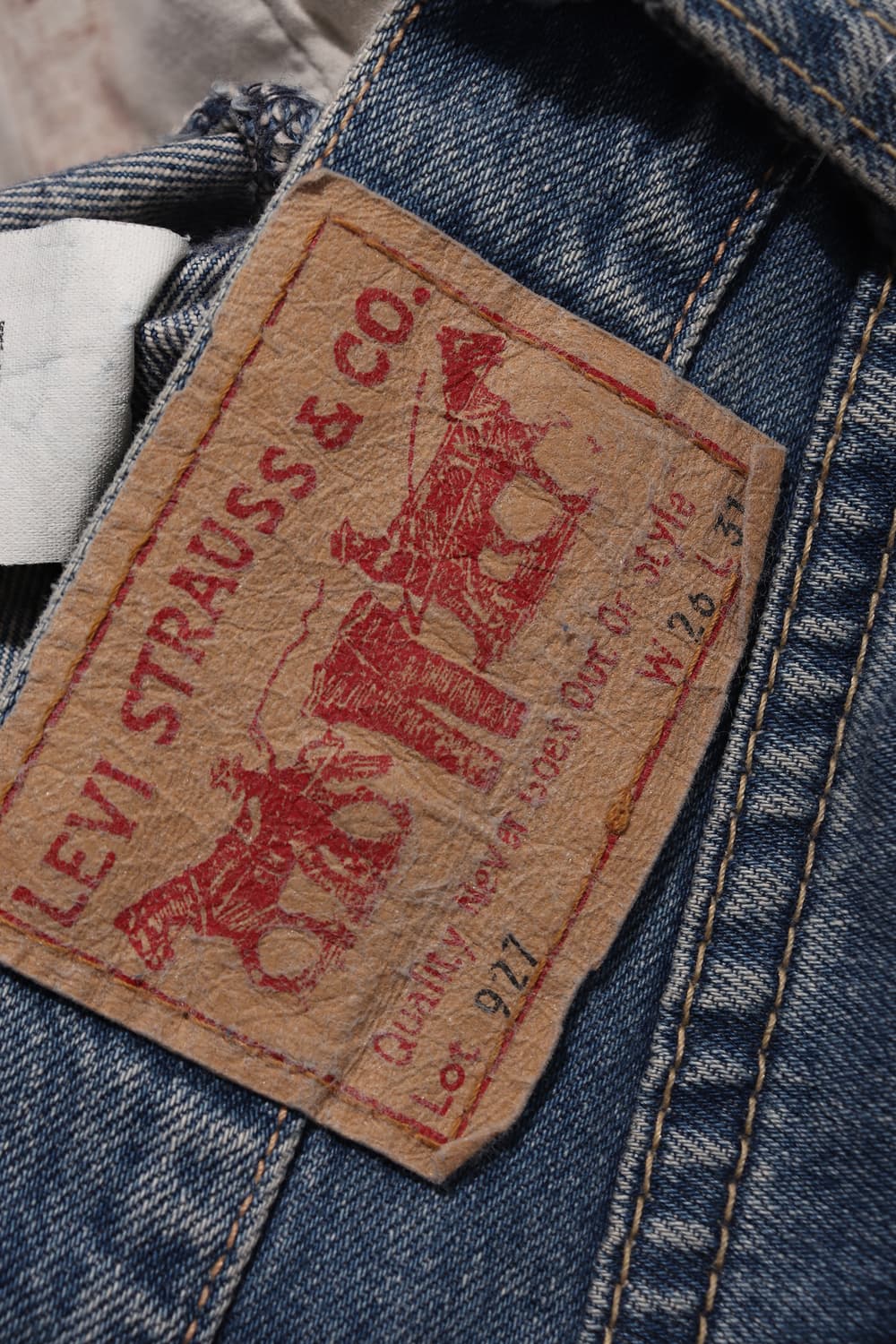 LEVIS 927 로우라이즈 부츠컷 데님 팬츠 women 26 상품이미지8