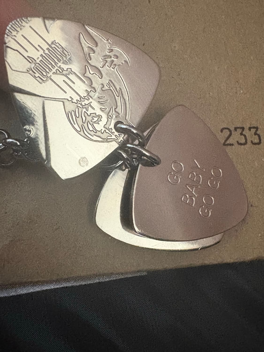 히스테릭글래머 기타피크 목걸이 판매합니다 상품이미지2