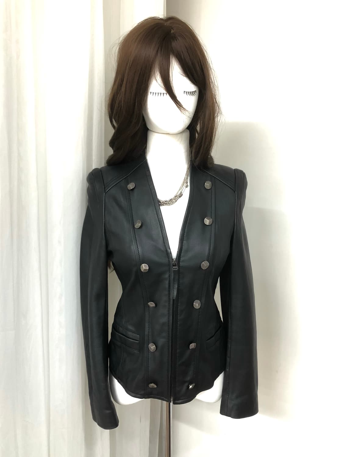 napoleon double button lamb skin jacket 상품이미지3