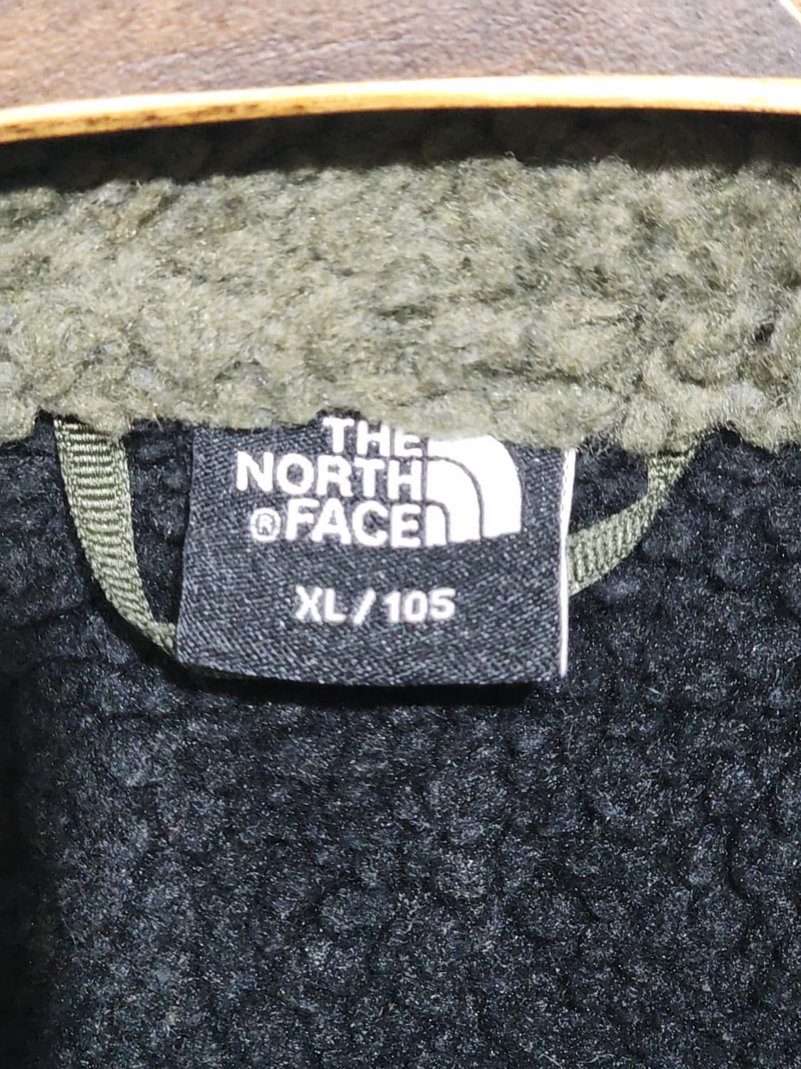 (XL) 노스페이스 후리스 점퍼 배색 뽀글이 플리스 자켓  상품이미지3