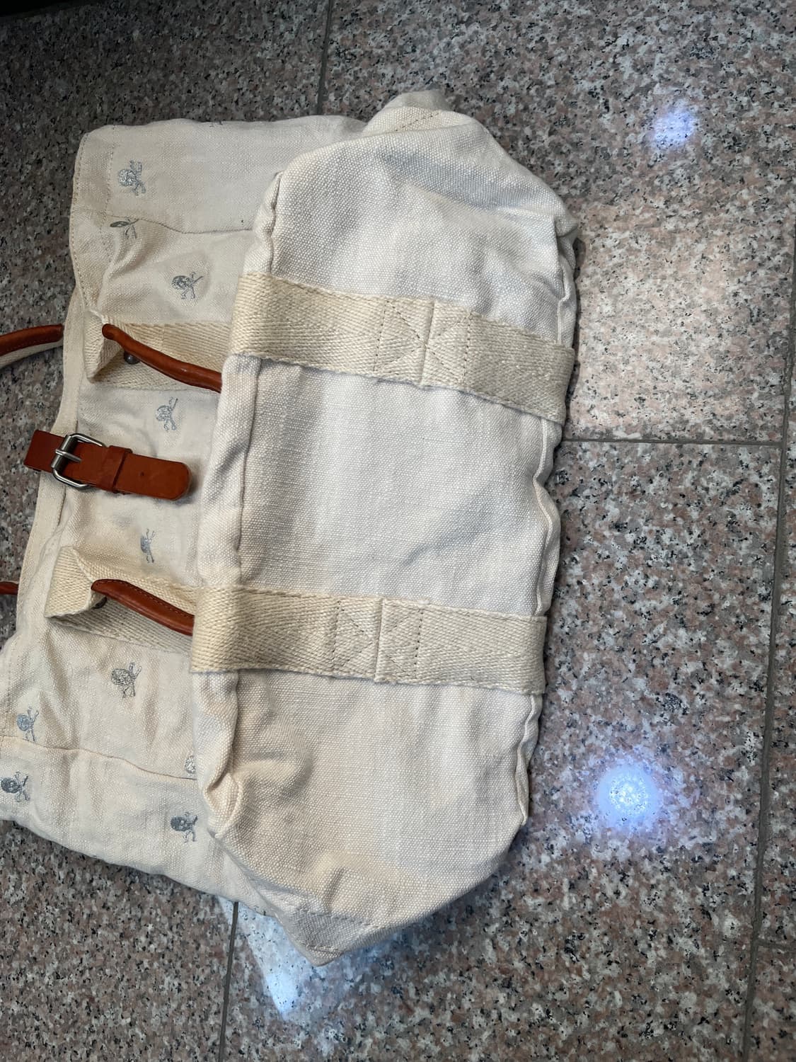 럭비 랄프로렌 스컬 토트백 기무라타쿠야 상품이미지5