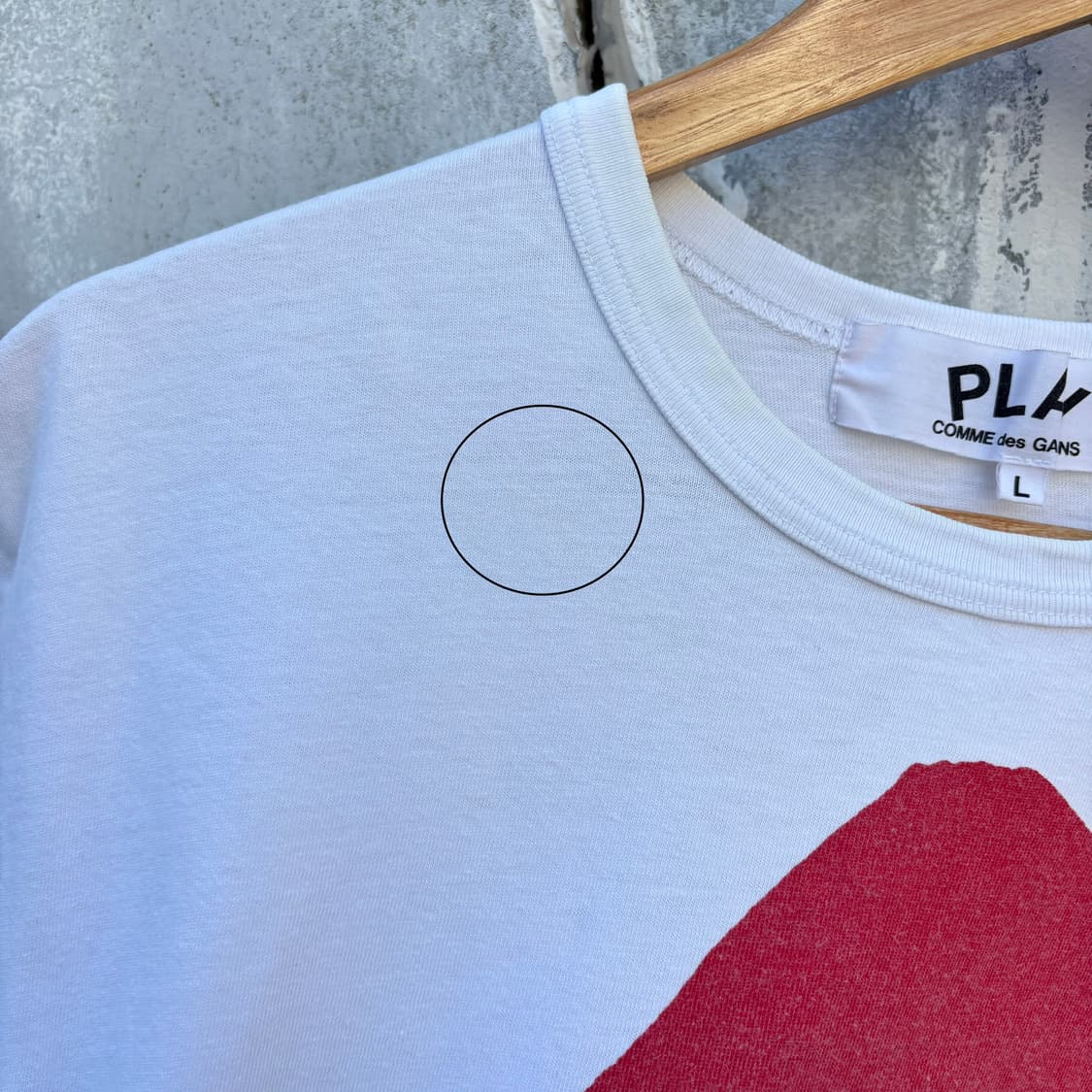 Comme des Garcons 꼼데가르송 도트 반팔 티셔츠 상품이미지4