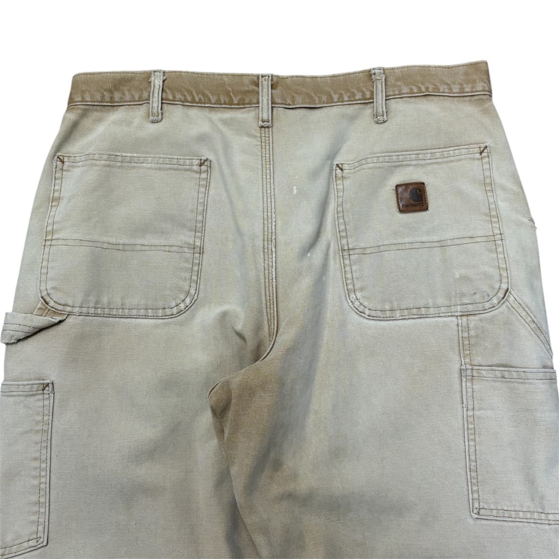 빈티지 칼하트 b111 플란넬 라인드 카펜터 베이지 상품이미지5