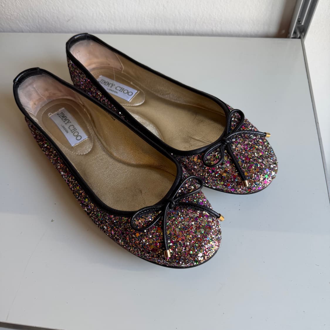 지미츄 글리터 플랫 슈즈 상품이미지2