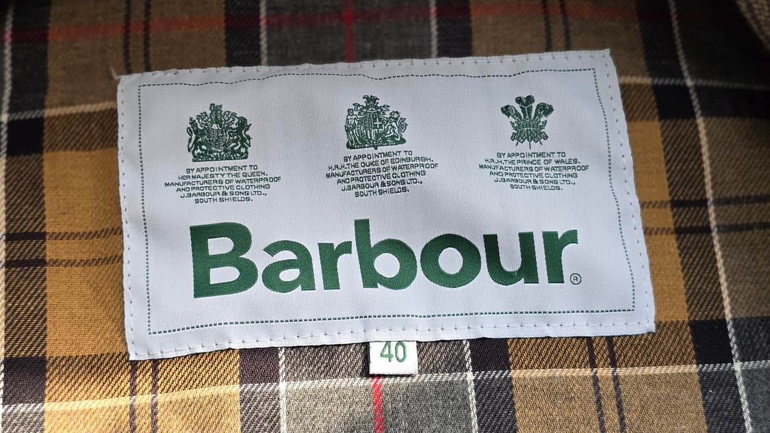 한정판 바버 왁스 자켓 XL ~XXL 상품이미지9