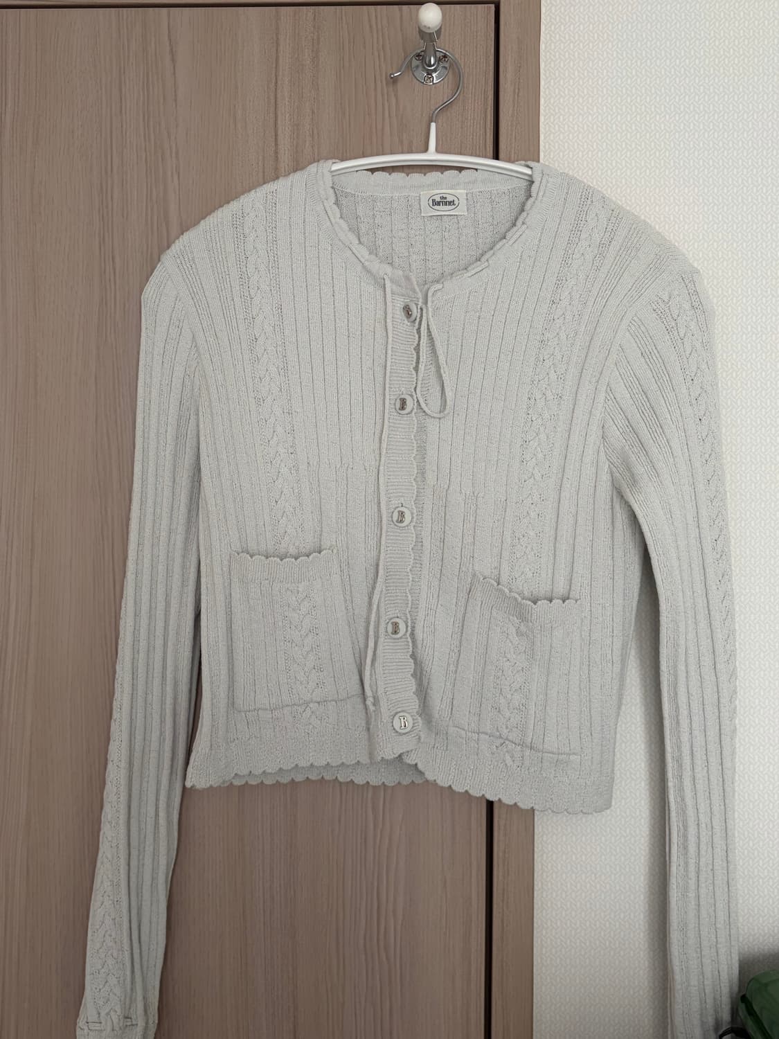 더바넷 Nellia Ribbon cardigan 리본가디건 상품이미지4