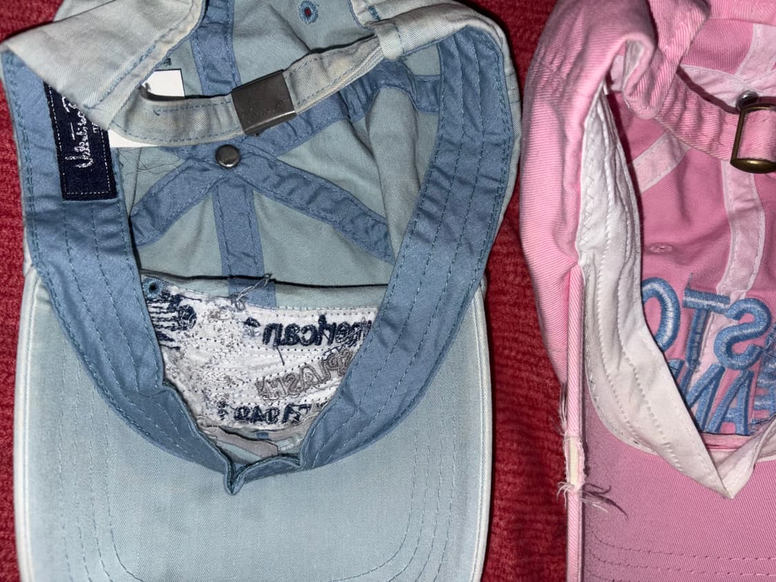 y2k깔 모리걸 아메리칸 빈티지 보스턴 슈팅스타 딸기우유맛 볼캡 모자 상품이미지10