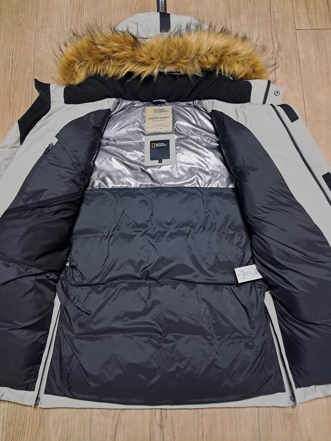 내셔널지오그래픽 유틸리티 패딩 L 상품이미지6