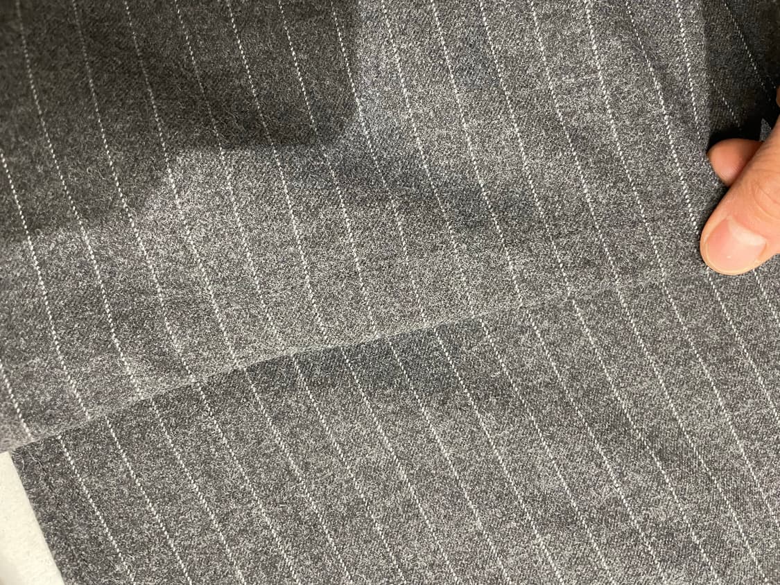 상태굿 M 밀로 아카이브 리플렉트 스트라이프 울 팬츠 [차콜] 상품이미지6