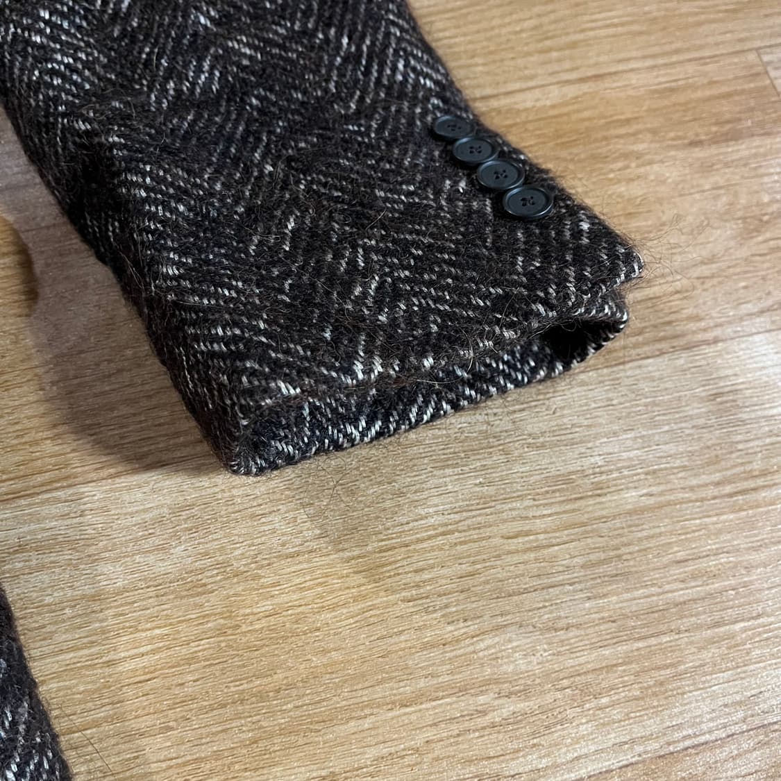 [100] 딸리아또레 헤링본 알파카 코트 상품이미지5