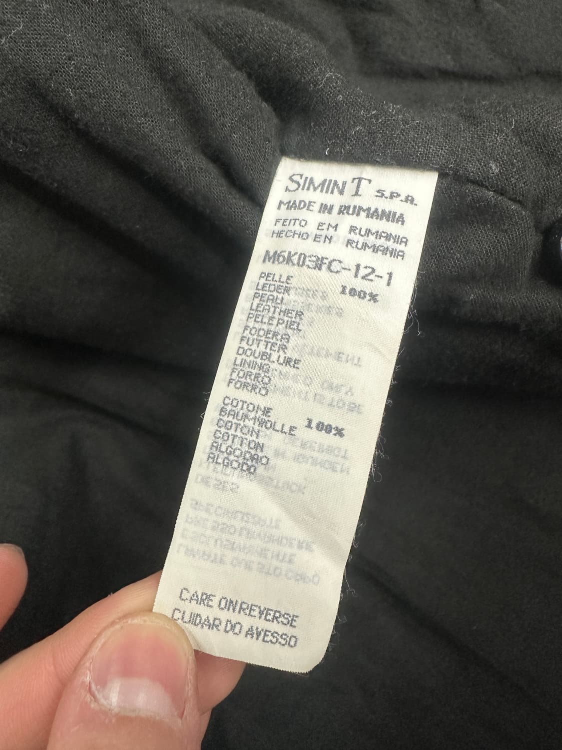 80s Armani Jeans 레더 자켓 50 상품이미지9