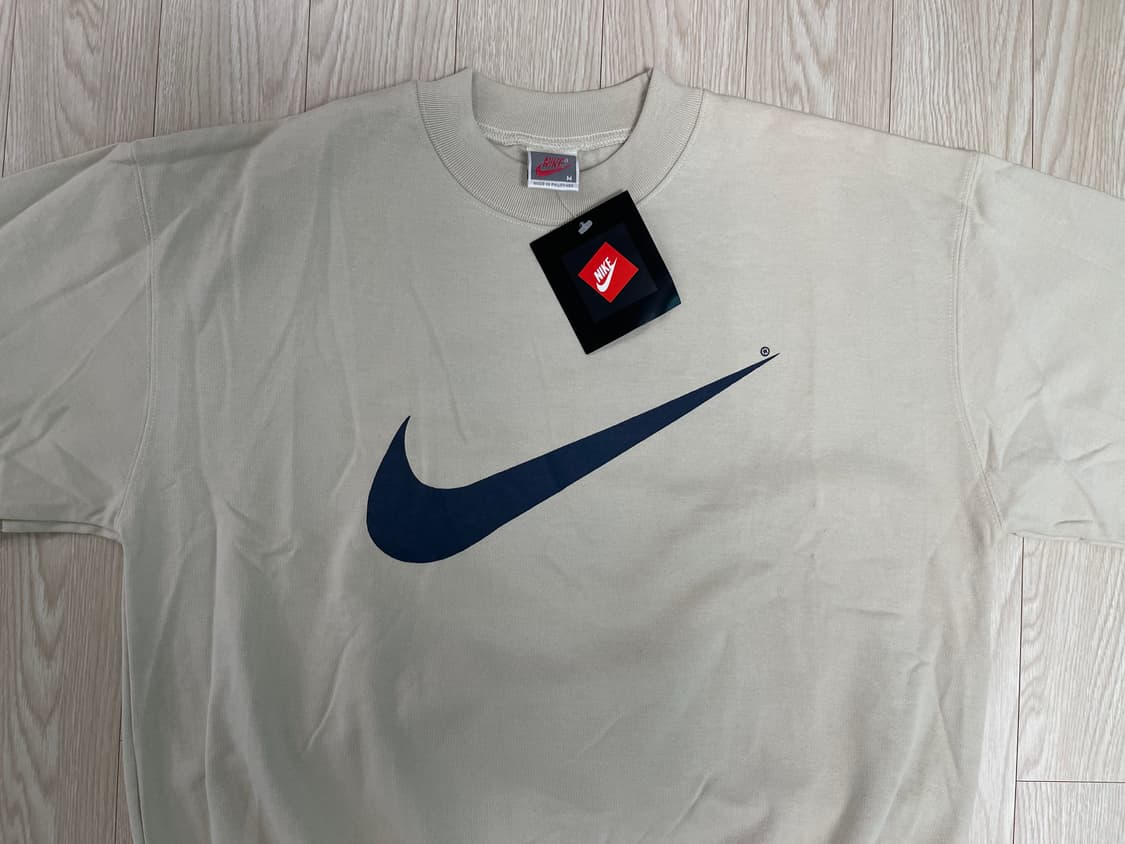 나이키 90s 올드 스웻셔츠 맨투맨 베이지 NIKE OLD 1990 3번 상품이미지2