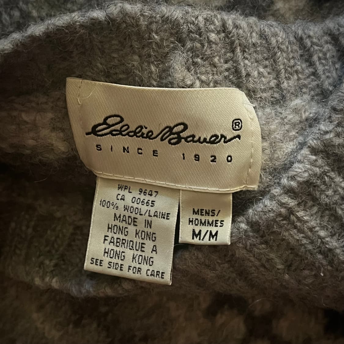 그레이 패턴 니트 상품이미지3