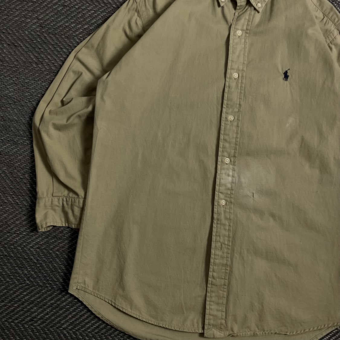 폴로 랄프로렌 포니 로고 옥스포드 셔츠 베이지o 4306 상품이미지3