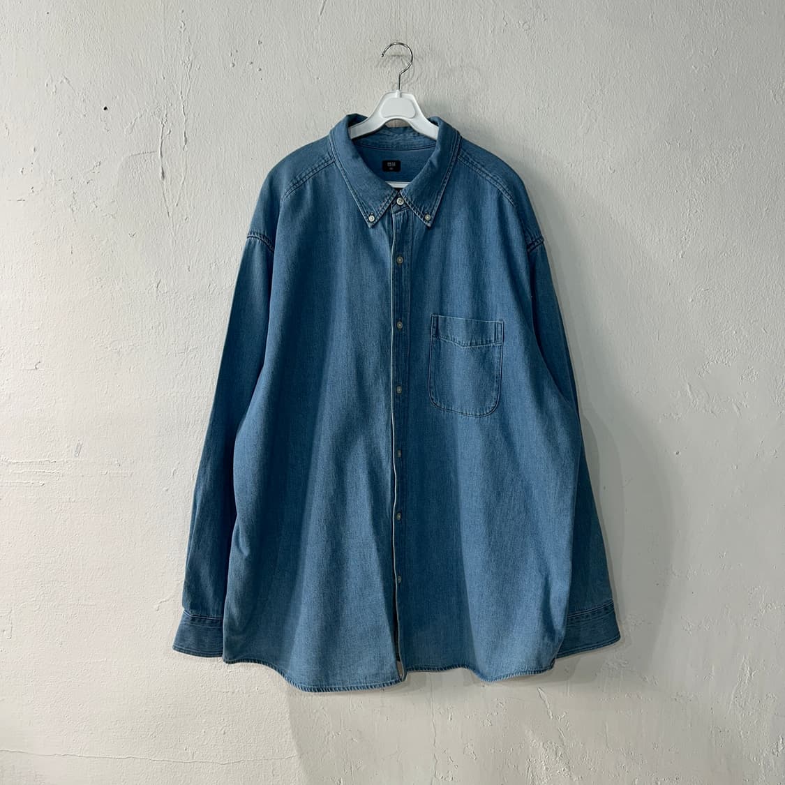 유니클로 데님 청남방 4XL 상품이미지1