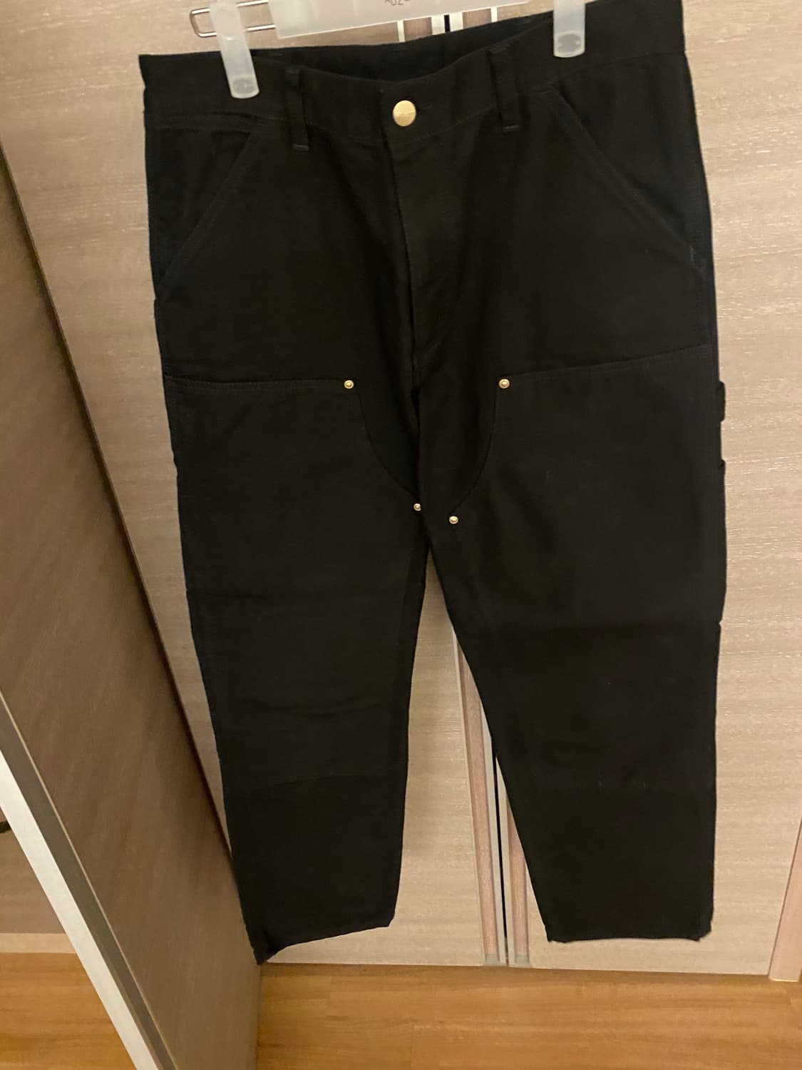 칼하트 더블니팬츠 디어본 블랙 린스드 31 상품이미지1