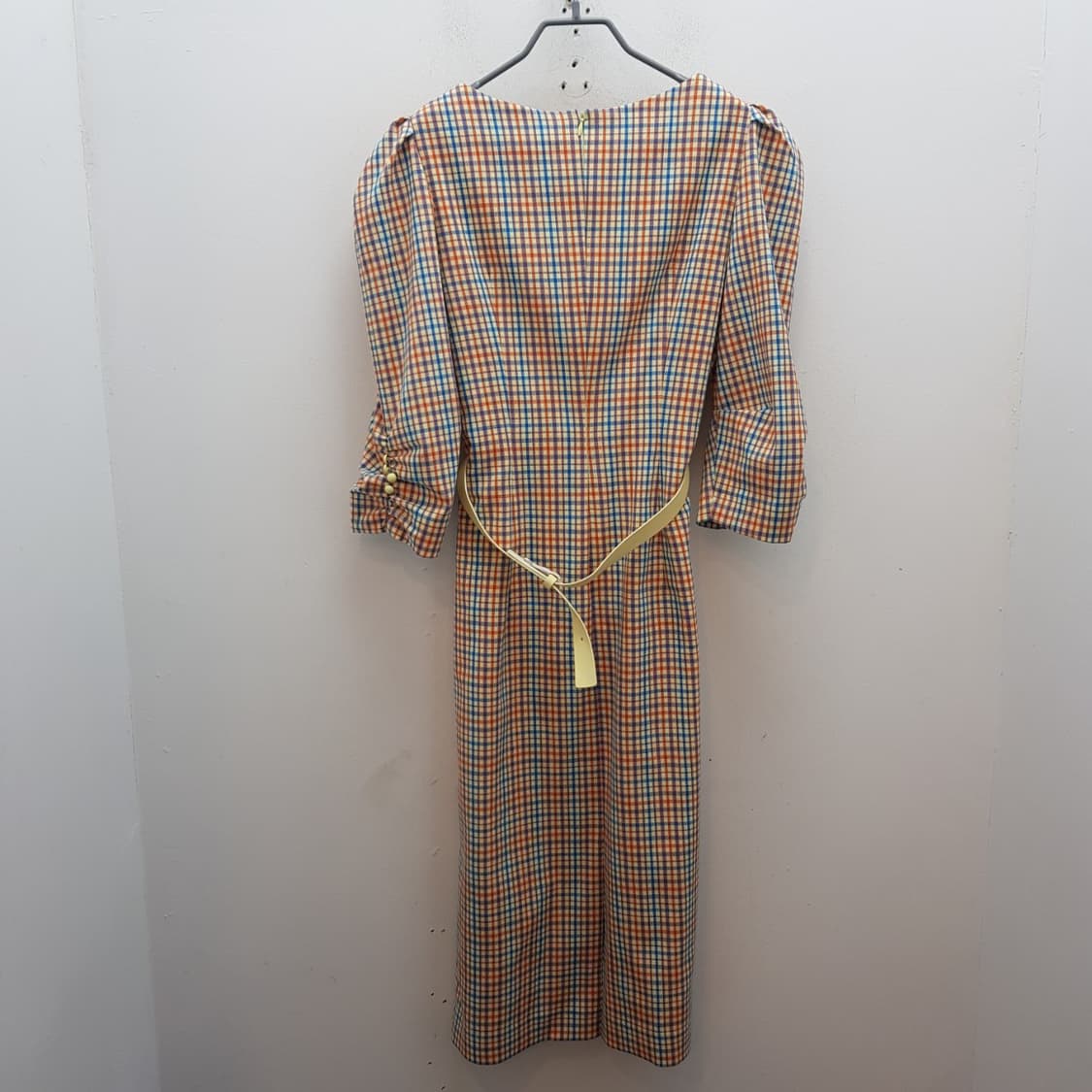 잇미샤 체크 롱 원피스 밸트 세트  상품이미지5