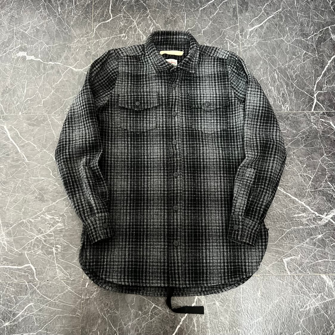 오프화이트 애로우 플란넬 타탄체크 셔츠 상품이미지2