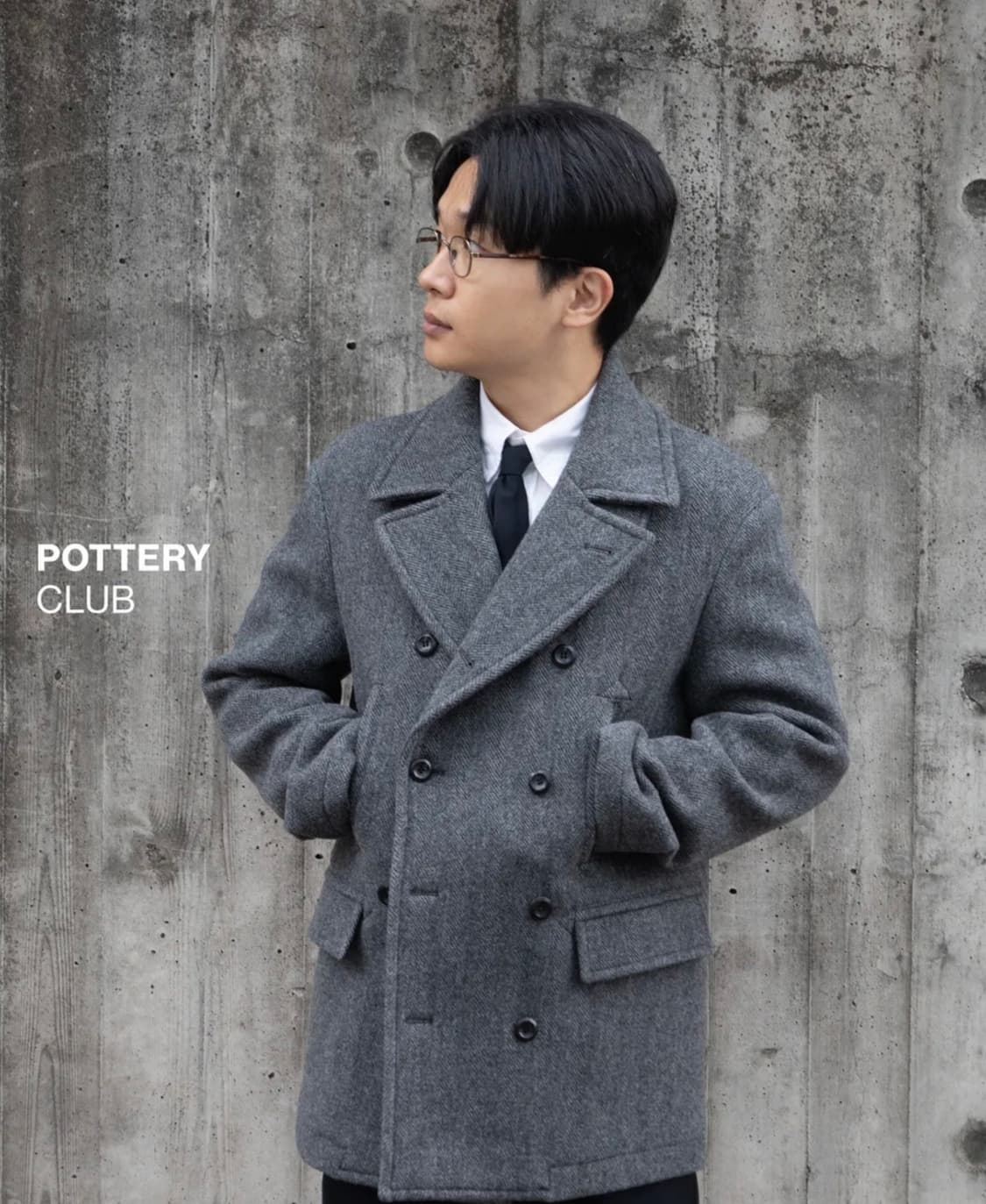 포터리 피코트 다크그레이 2사이즈 상품이미지6