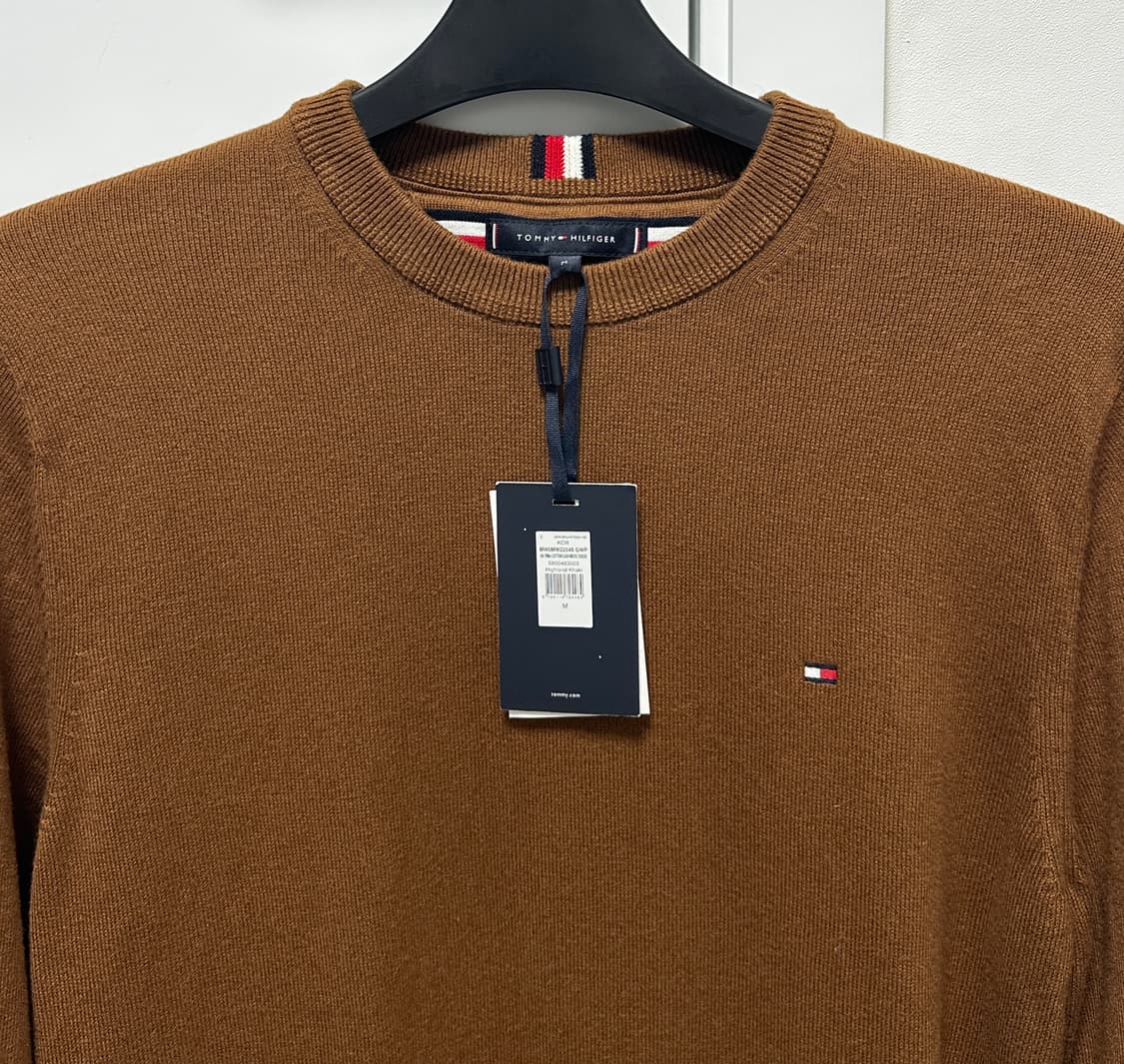 [새상품] 타미힐피거 캐시미어 혼방 남성 니트 상품이미지3