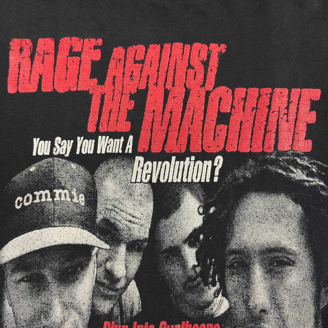 빈티지 90s 레이지어게인스트더머신 RATM 매거진 커버 티셔츠 상품이미지5