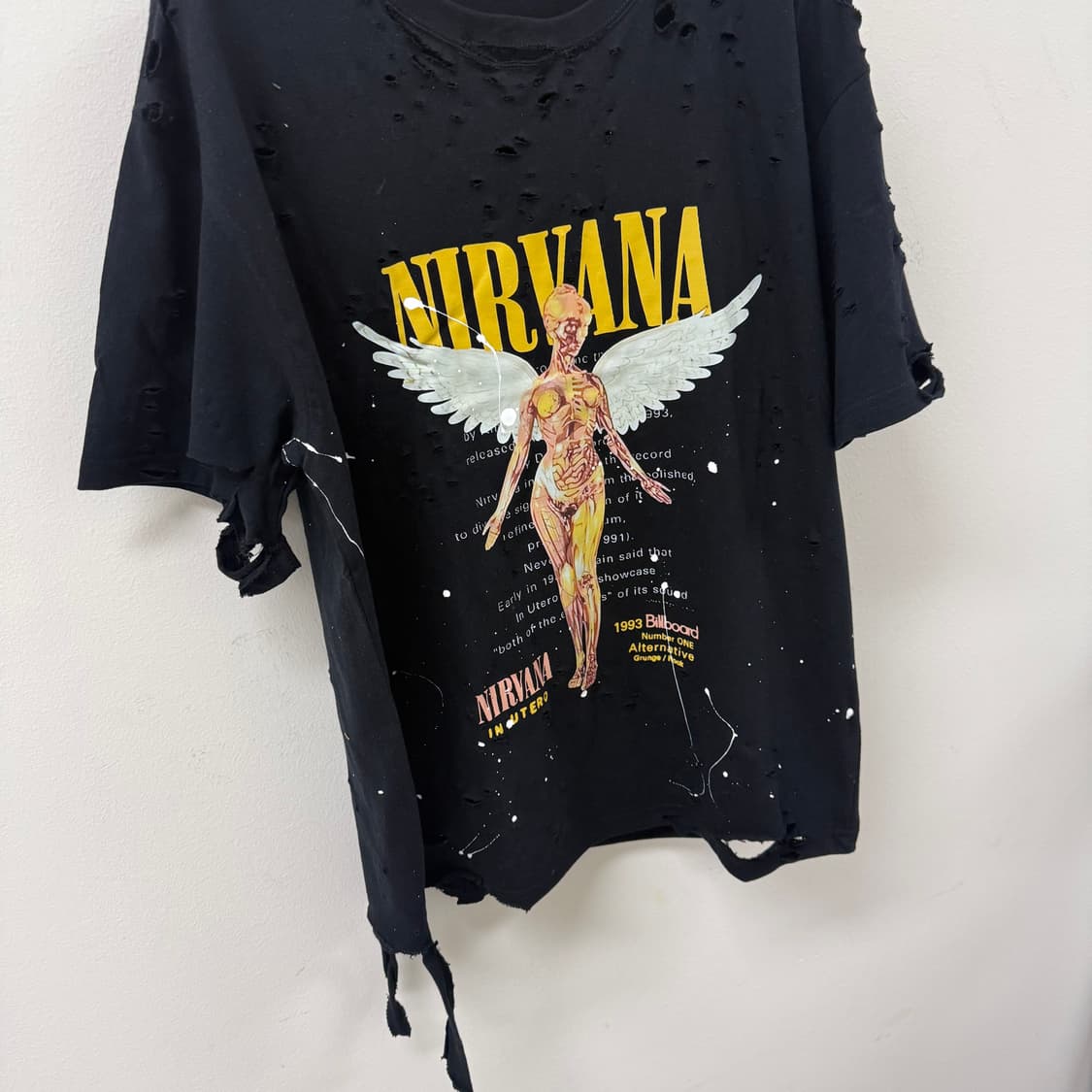 Vintage Nirvana destroyed shirts  상품이미지4