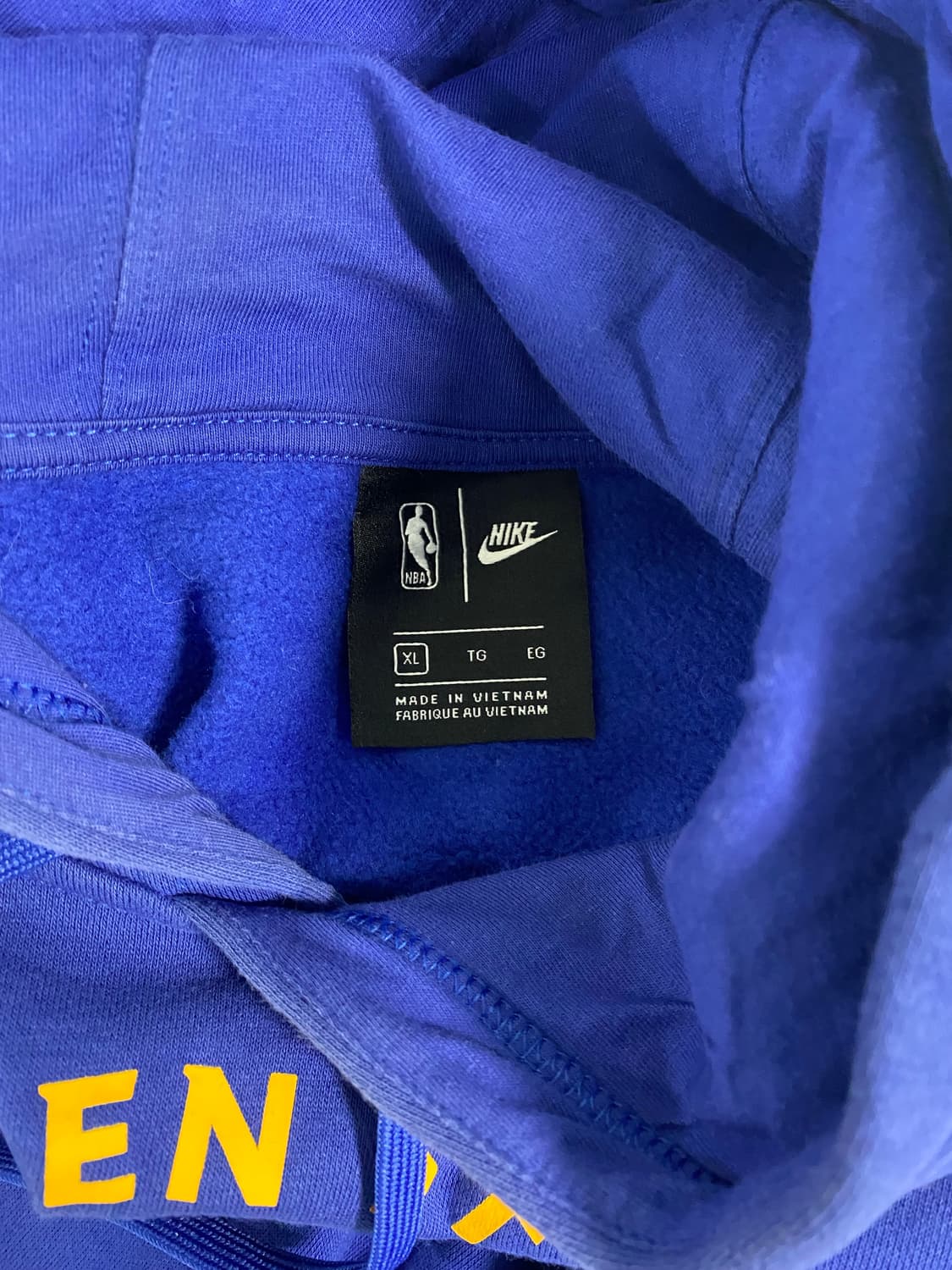 나이키 NBA 골든스테이트 골스 커리 후드티 XL <611>  상품이미지5